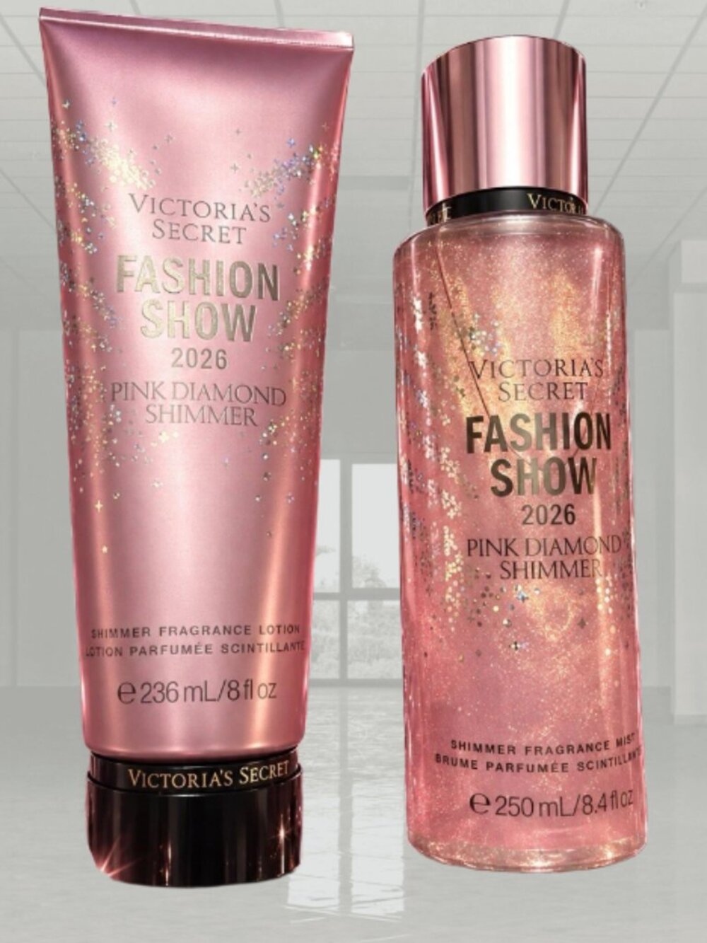 2026 FASHION SHOW Mist & Lotion Set Shimmer Pink Diamond